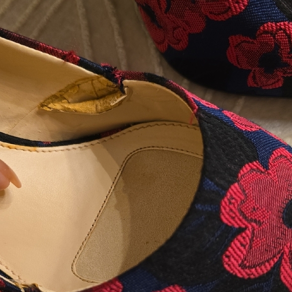 Alex Marie Black and Red Floral Heels - Picture 11 of 16